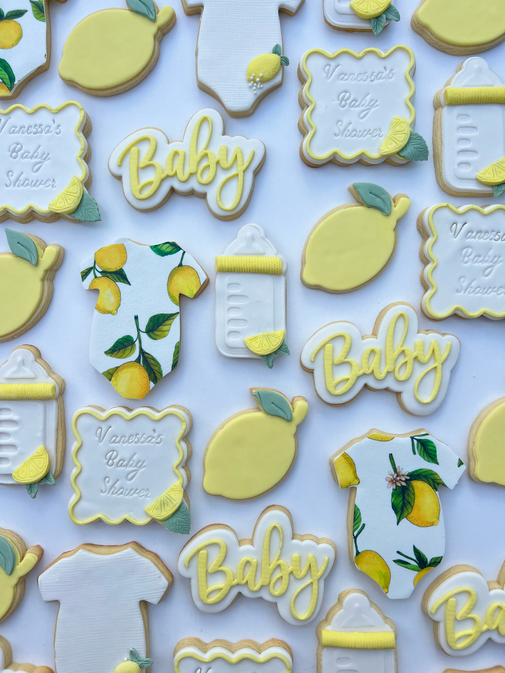 Lemon Baby Custom Cookies
