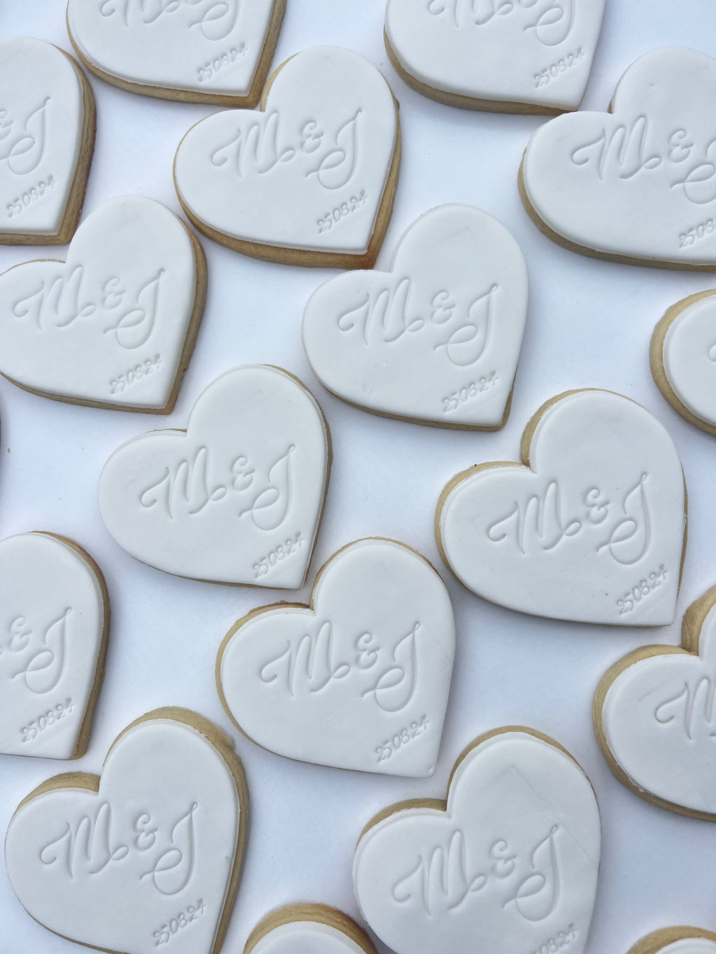 White Custom Cookies