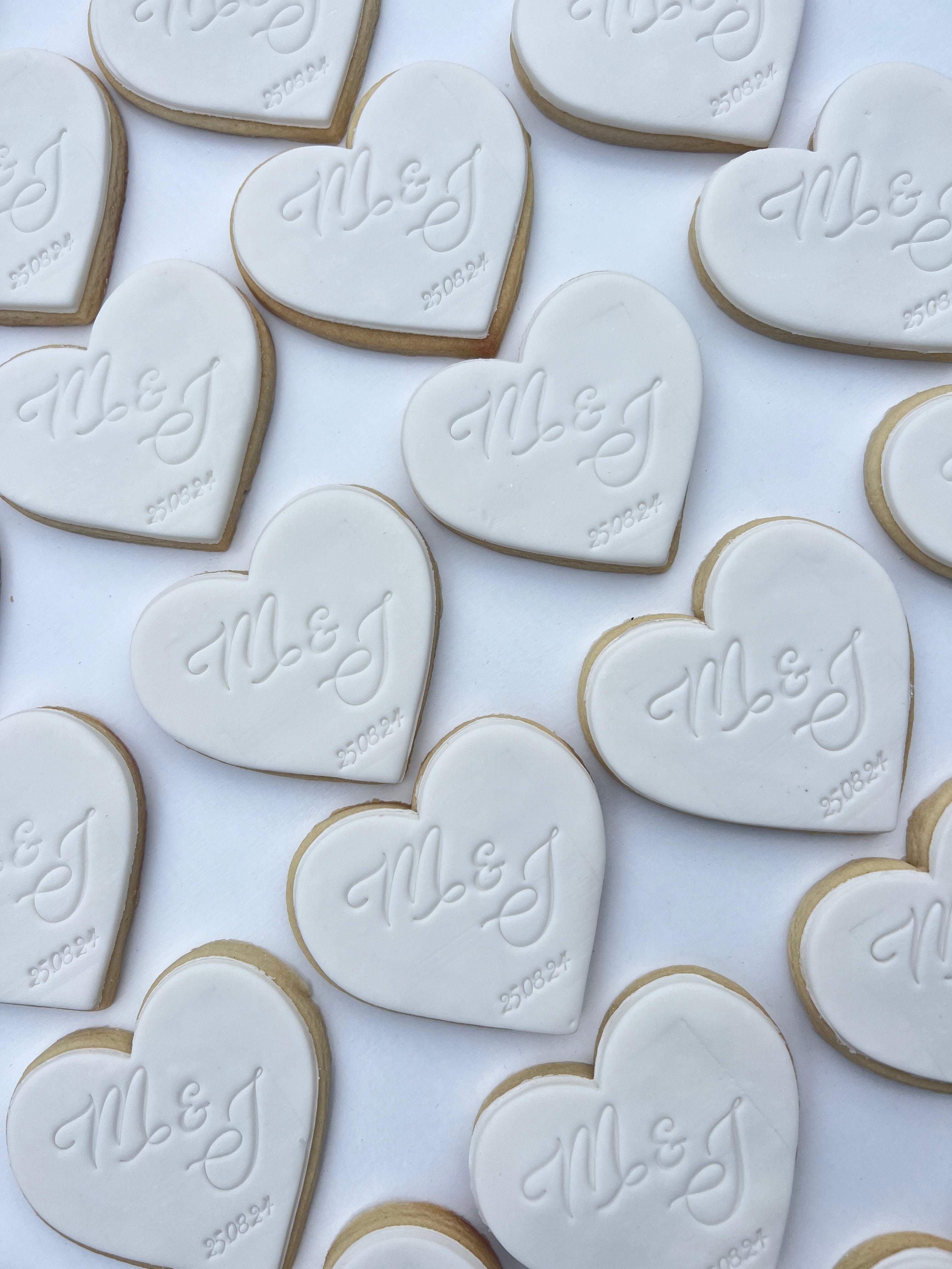 White Custom Cookies