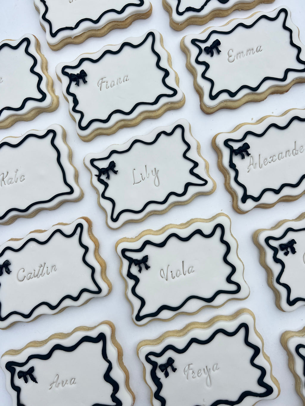 Black and White Swirl Cookies