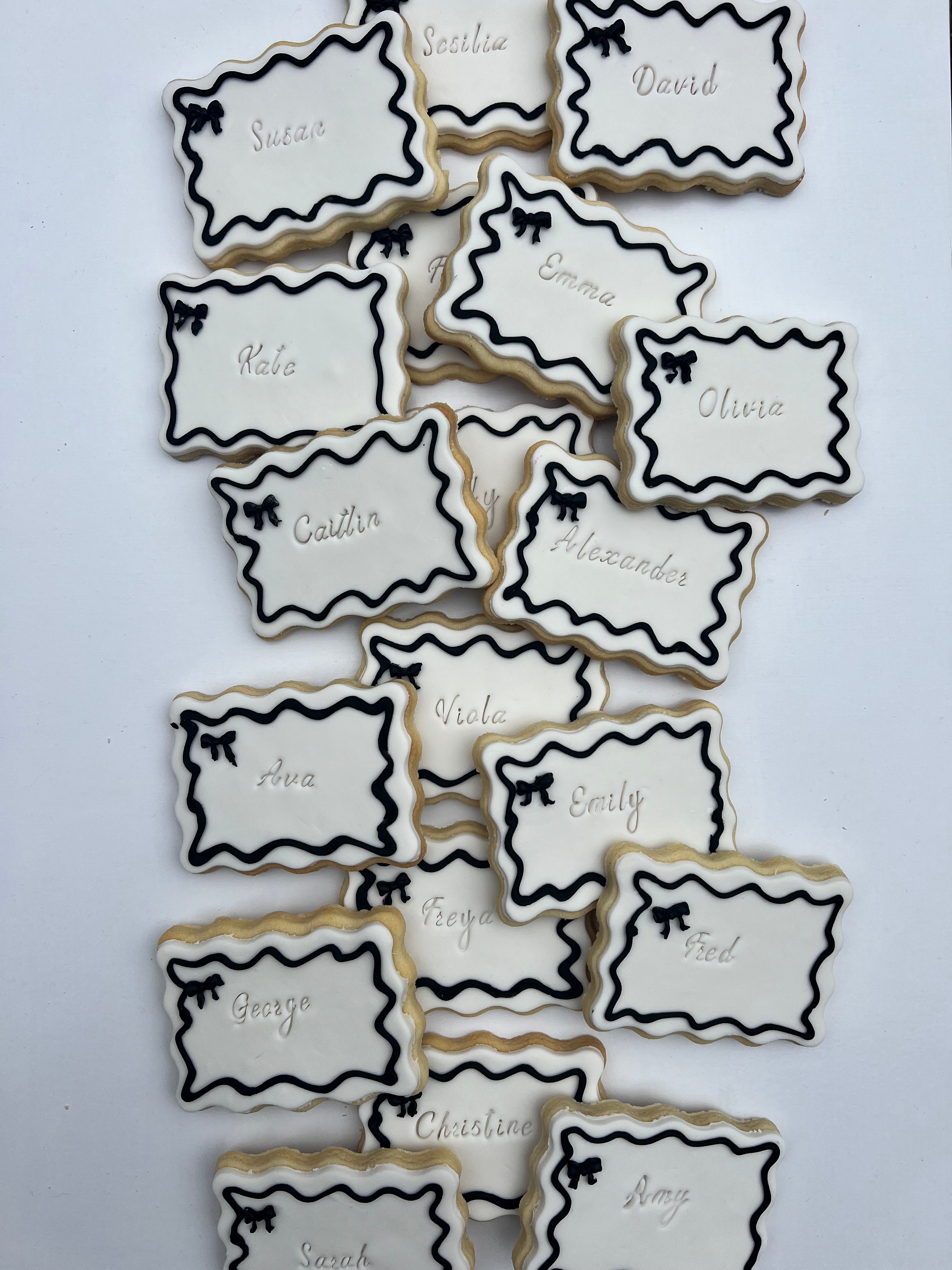 Black and White Swirl Cookies