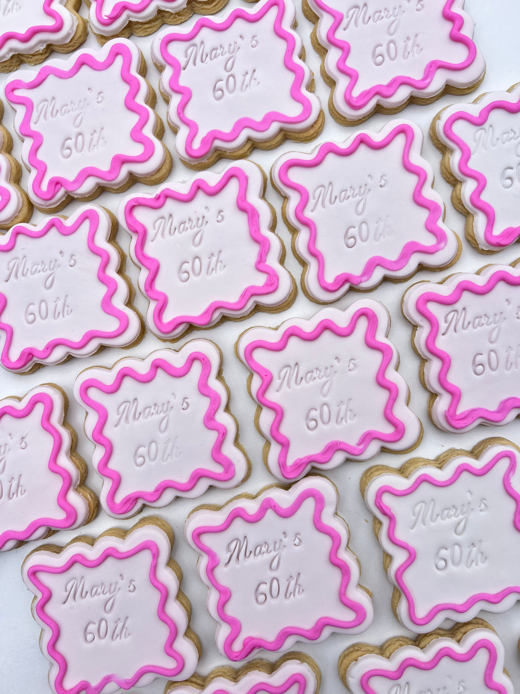 Swirly Pink Sugar Cookies