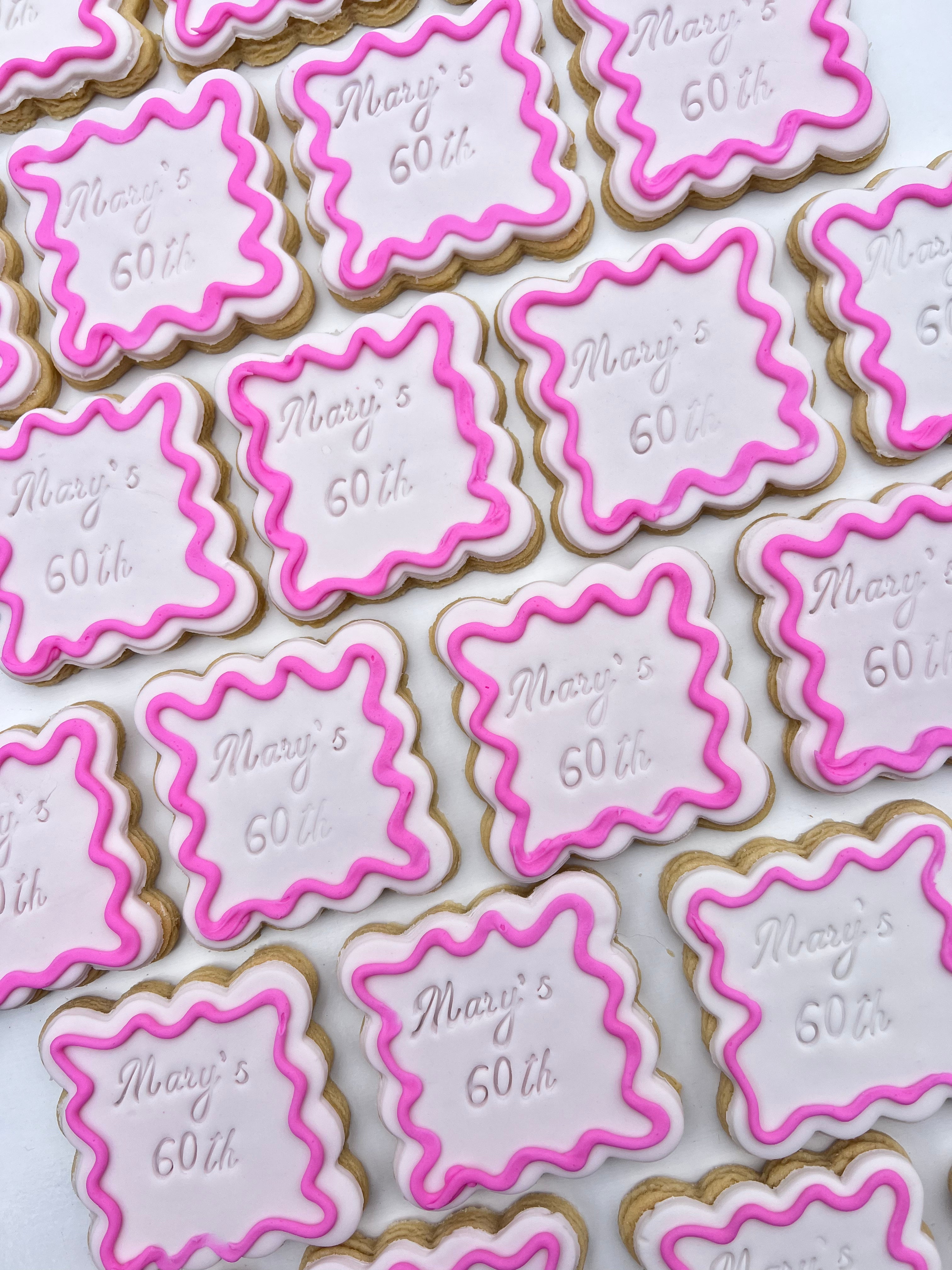 Swirly Pink Sugar Cookies