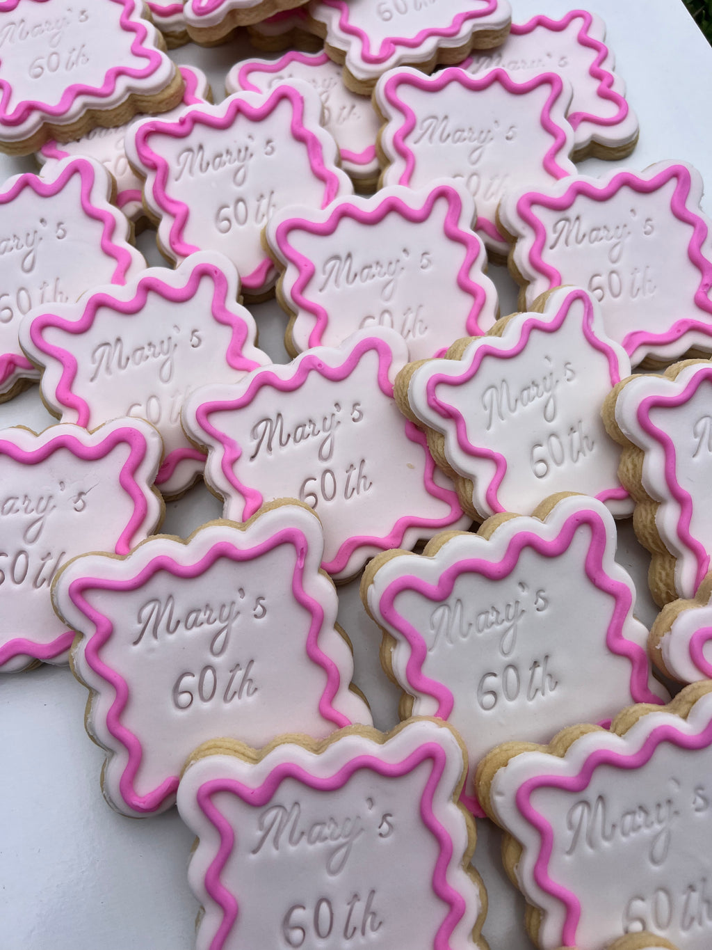 Swirly Pink Sugar Cookies